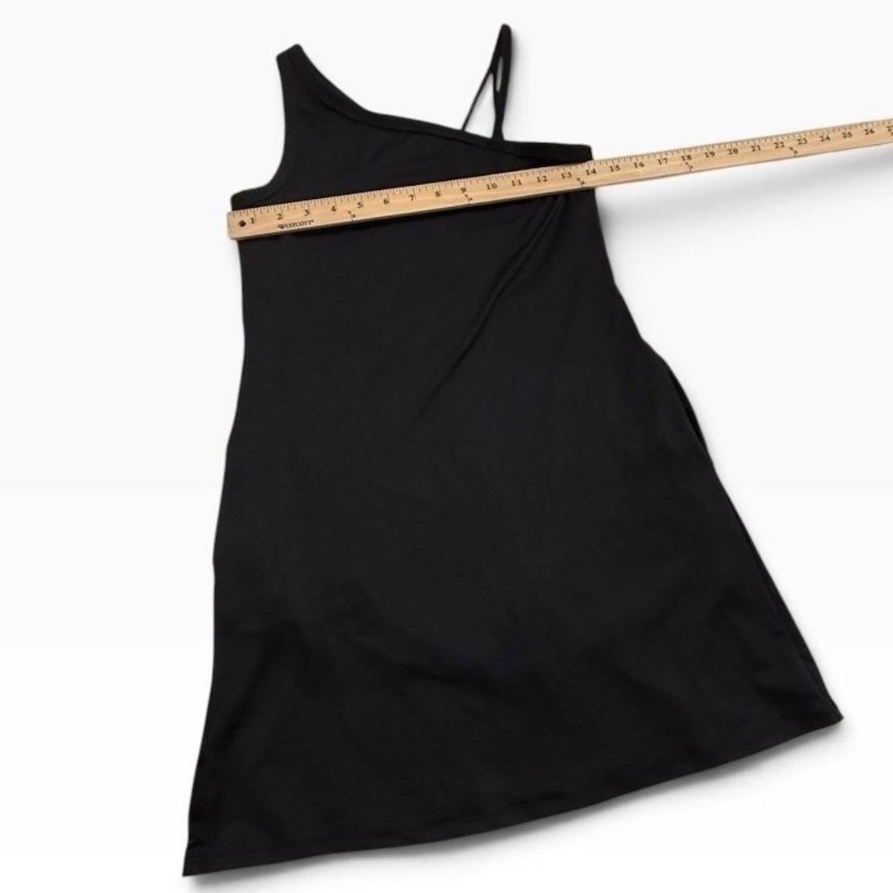 Girl's All in Motion Black Activewear Dress Size XL 14 One Shoulder Tennis Sport - Picture 5 of 6